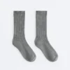 Klassische Socken aus Seidenmischung mit Rippenstruktur Klassische Socken aus Seidenmischung mit Rippenstruktur