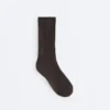 Klassische Socken aus Seidenmischung mit Rippenstruktur Klassische Socken aus Seidenmischung mit Rippenstruktur