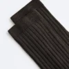 Klassische Socken aus Seidenmischung mit Rippenstruktur Klassische Socken aus Seidenmischung mit Rippenstruktur