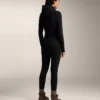 Knöchellange, hoch geschnittene, super-extra-warme, nahtlose 70-cm-Leggings