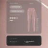 Knöchellange Leggings mit hoher Taille, Compressive Core Control und Kontrastdetails Knöchellange Leggings mit hoher Taille, Compressive Core Control und Kontrastdetails