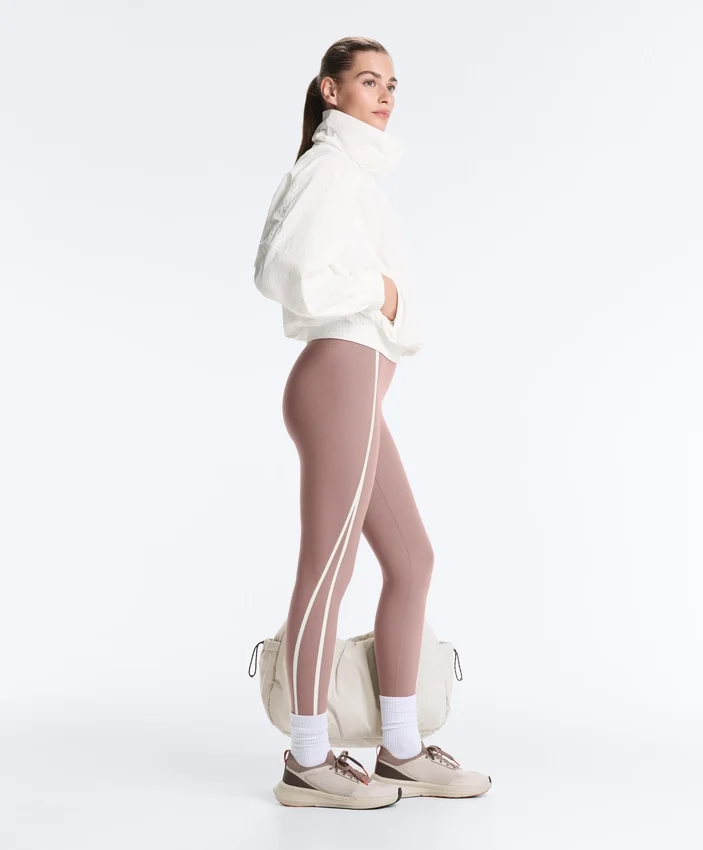 Knöchellange Leggings mit hoher Taille, Compressive Core Control und Kontrastdetails Knöchellange Leggings mit hoher Taille, Compressive Core Control und Kontrastdetails