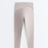 Kontrastfarbene, knöchellange Compressive Leggings mit hoher Taille Kontrastfarbene, knöchellange Compressive Leggings mit hoher Taille