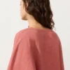 Kurzarm-Shorts aus 100 % Leinen Kurzarm-Shorts aus 100 % Leinen