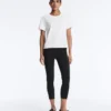 Kurzarm-T-Shirt aus Baumwollmischung in Regular Fit