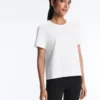 Kurzarm-T-Shirt aus Baumwollmischung in Regular Fit