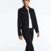 Kurzärmeliges Rippshirt aus Baumwolle und Modal Kurzärmeliges Rippshirt aus Baumwolle und Modal
