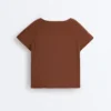 Kurzärmeliges T-Shirt mit Reissverschluss