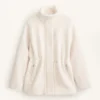 Lammfelljacken mit verstellbarer Taille