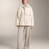 Lammfelljacken mit verstellbarer Taille