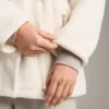 Lammfelljacken mit verstellbarer Taille