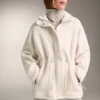 Lammfelljacken mit verstellbarer Taille