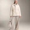 Lammfelljacken mit verstellbarer Taille