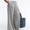 Lange Plissee-Hose mit Soft Touch-Modal Lange Plissee-Hose mit Soft Touch-Modal
