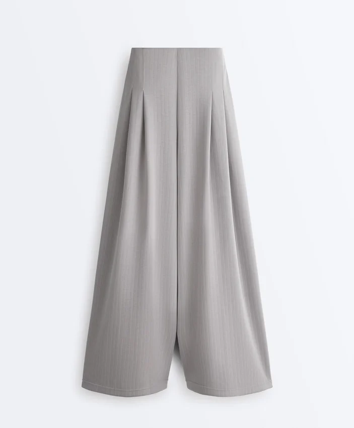Lange Plissee-Hose mit Soft Touch-Modal Lange Plissee-Hose mit Soft Touch-Modal