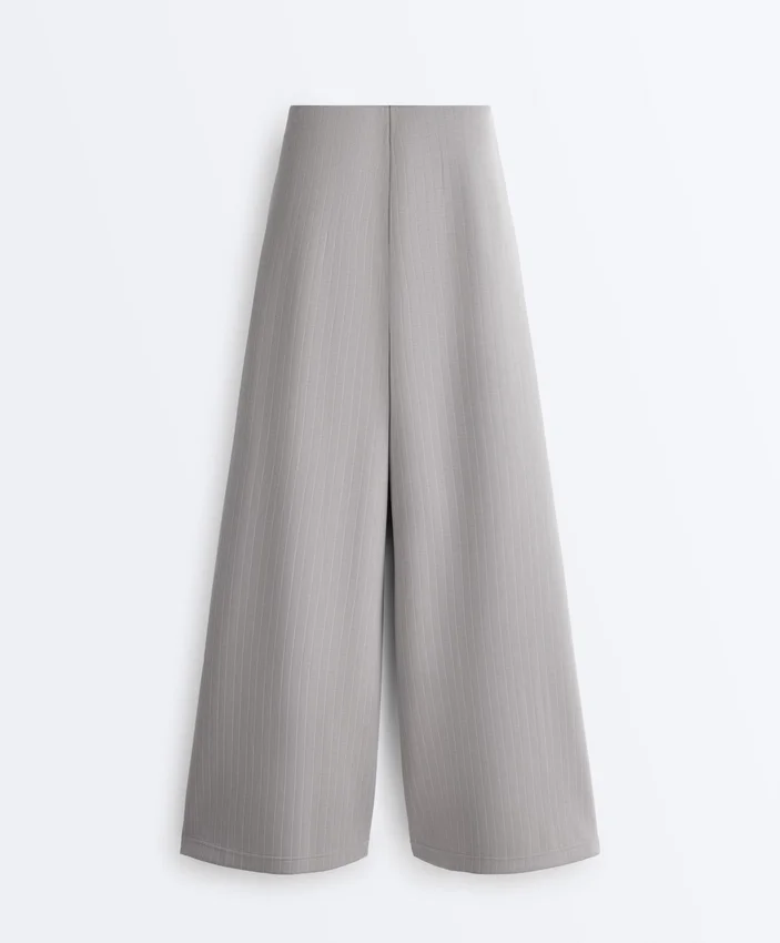 Lange Plissee-Hose mit Soft Touch-Modal Lange Plissee-Hose mit Soft Touch-Modal