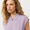 Langer Jumpsuit aus Baumwolle mit Kragen Langer Jumpsuit aus Baumwolle mit Kragen
