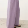 Langer Jumpsuit aus Baumwolle mit Kragen Langer Jumpsuit aus Baumwolle mit Kragen