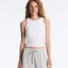 Langes Top aus Modal-Rippstoff Langes Top aus Modal-Rippstoff