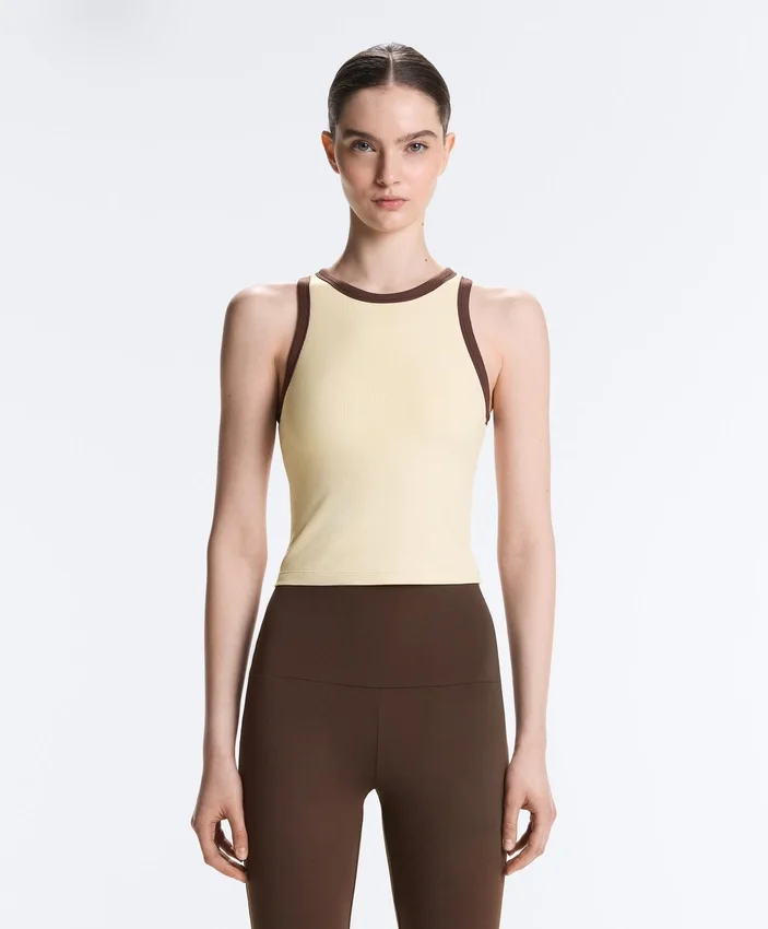 Langes Top aus Modal-Rippstoff Langes Top aus Modal-Rippstoff