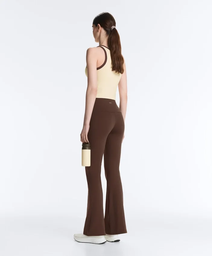 Langes Top aus Modal-Rippstoff Langes Top aus Modal-Rippstoff