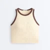 Langes Top aus Modal-Rippstoff Langes Top aus Modal-Rippstoff