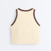 Langes Top aus Modal-Rippstoff Langes Top aus Modal-Rippstoff