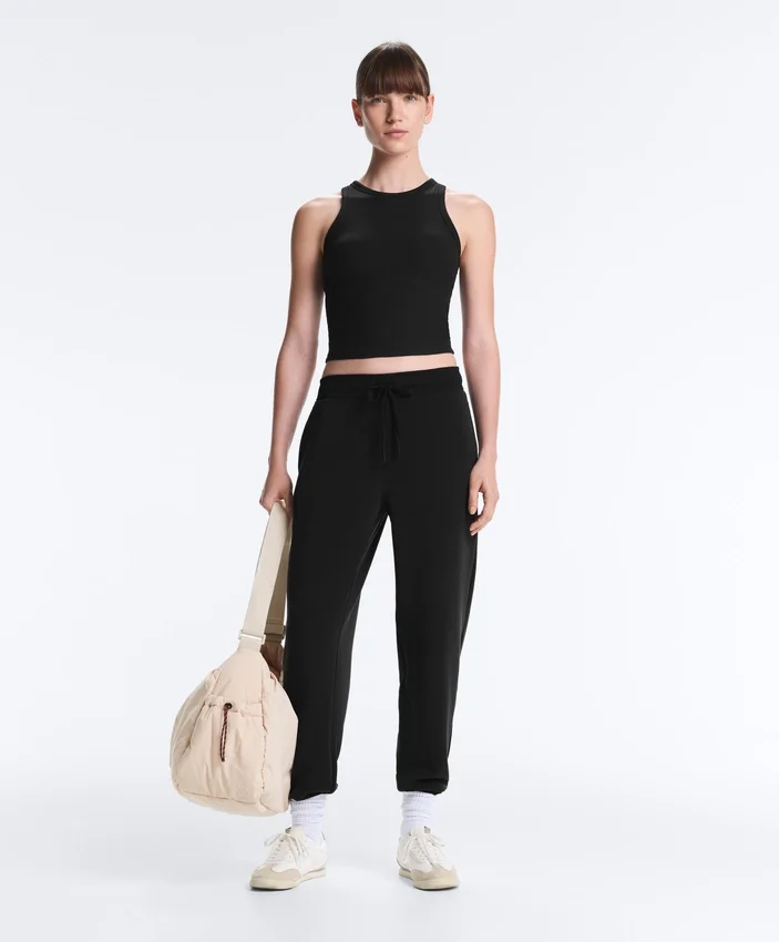 Langes Top aus Modal-Rippstoff Langes Top aus Modal-Rippstoff