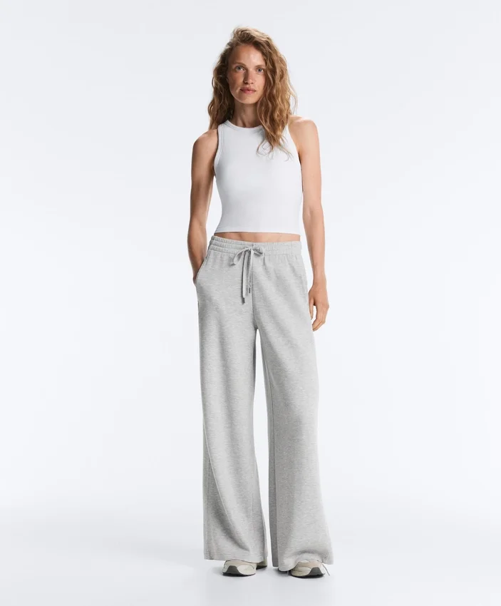 Langes Top aus Modal-Rippstoff Langes Top aus Modal-Rippstoff