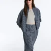 Langes Top aus Modal-Rippstoff Langes Top aus Modal-Rippstoff