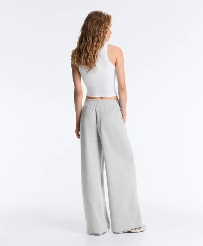Langes Top aus Modal-Rippstoff Langes Top aus Modal-Rippstoff