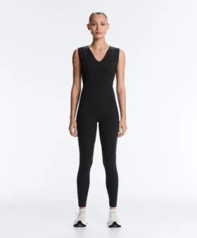 Light Touch Jumpsuit mit V-Ausschnitt