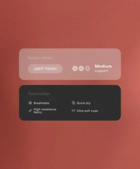 Light Touch Tops mit gekreuztem Rücken