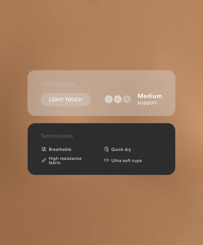 Light Touch Tops mit gekreuztem Rücken Light Touch Tops mit gekreuztem Rücken