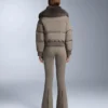 Wasserabweisende Stretch-Skihose mit ausgestelltem Bein Wasserabweisende Stretch-Skihose mit ausgestelltem Bein
