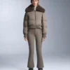 Wasserabweisende Stretch-Skihose mit ausgestelltem Bein Wasserabweisende Stretch-Skihose mit ausgestelltem Bein