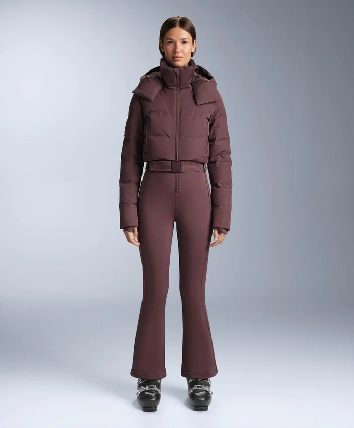 Minardi Piume Ski – wasserabweisender, gefütterter Jumpsuit mit 80 % Daunen- und 20 % Federfüllung Minardi Piume Ski – wasserabweisender, gefütterter Jumpsuit mit 80 % Daunen- und 20 % Federfüllung