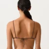 Mini-Bikinioberteil im Dreieck-Schnitt mit Polka-Dot-Muster Mini-Bikinioberteil im Dreieck-Schnitt mit Polka-Dot-Muster