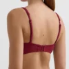 Mini-Karomuster-Jacquard-Halter-Bikinioberteil Mini-Karomuster-Jacquard-Halter-Bikinioberteil