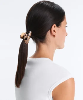 Mittlere Haarschmuck-Klammer in Schildpattoptik