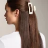 Mittlere quadratische Haarschmuck-Spange