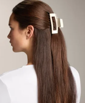 Mittlere quadratische Haarschmuck-Spange