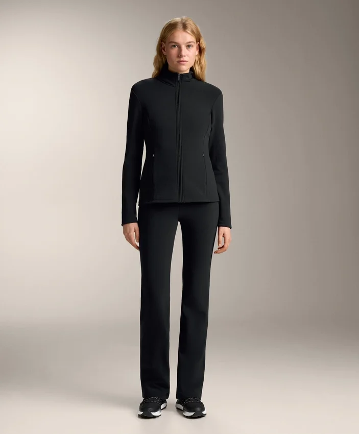 Nahtlose Bootcut-Hose mit hoher Taille und besonders warmer Isolierung Nahtlose Bootcut-Hose mit hoher Taille und besonders warmer Isolierung
