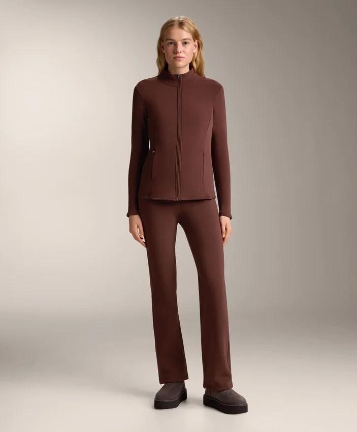 Nahtlose Bootcut-Hose mit hoher Taille und besonders warmer Isolierung Nahtlose Bootcut-Hose mit hoher Taille und besonders warmer Isolierung