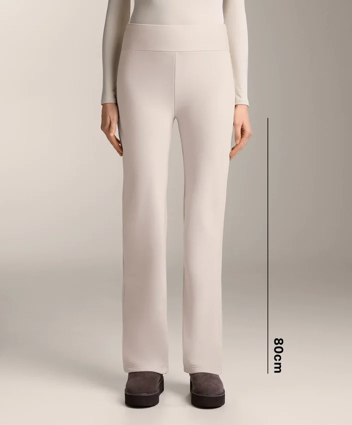 Nahtlose Bootcut-Hose mit hoher Taille und besonders warmer Isolierung Nahtlose Bootcut-Hose mit hoher Taille und besonders warmer Isolierung