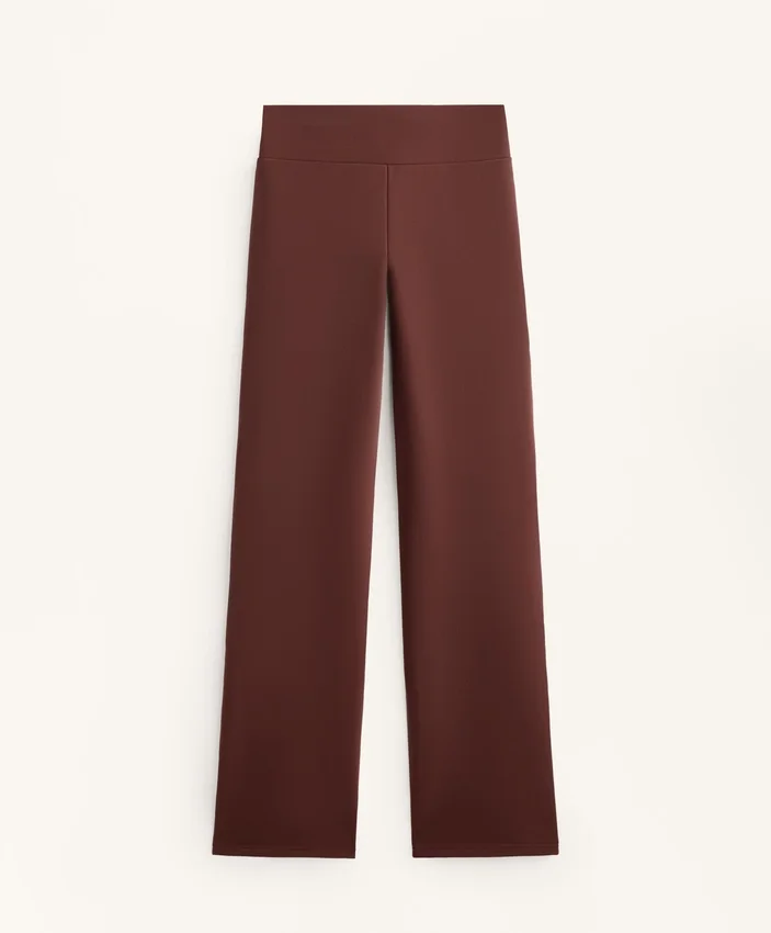 Nahtlose Bootcut-Hose mit hoher Taille und besonders warmer Isolierung Nahtlose Bootcut-Hose mit hoher Taille und besonders warmer Isolierung