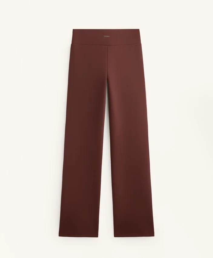 Nahtlose Bootcut-Hose mit hoher Taille und besonders warmer Isolierung Nahtlose Bootcut-Hose mit hoher Taille und besonders warmer Isolierung