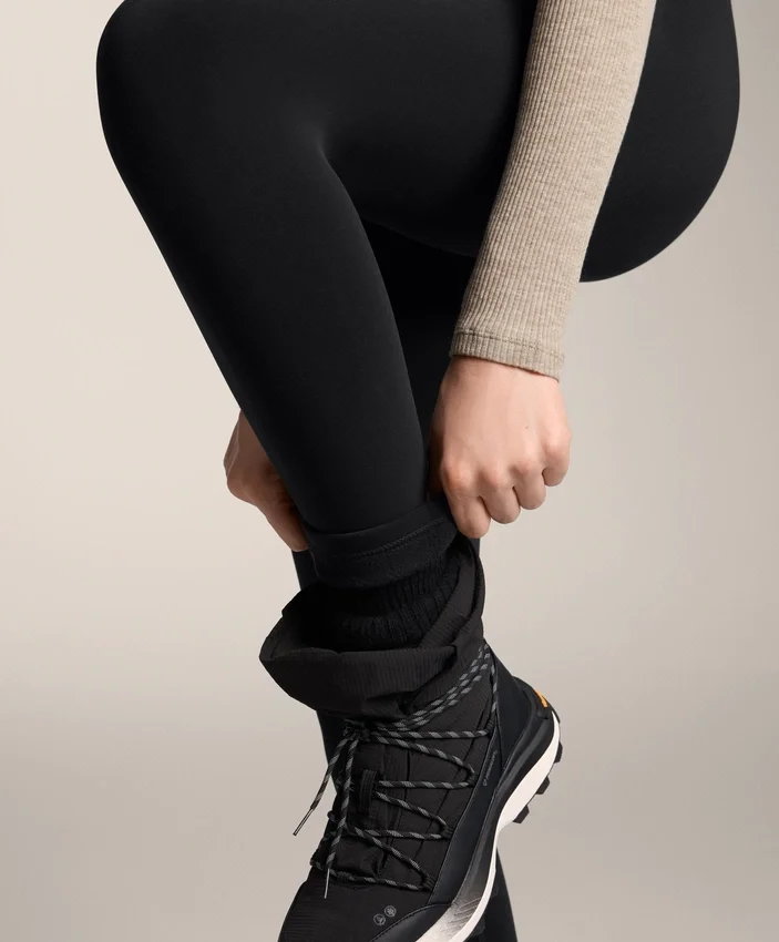 Nahtlose, extrawarme Leggings mit superhoher Taille, 70 cm, knöchellang Nahtlose, extrawarme Leggings mit superhoher Taille, 70 cm, knöchellang