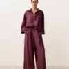 Weite Hose aus 100 % Leinen Weite Hose aus 100 % Leinen
