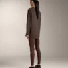 Oversize-Langarm-T-Shirt aus Baumwollmischung Oversize-Langarm-T-Shirt aus Baumwollmischung
